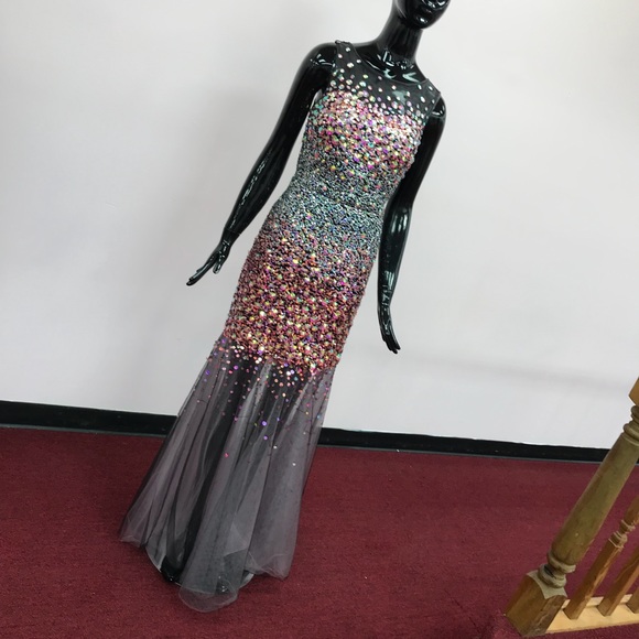 Black/ Pink Prom Dress - Picture 4 of 5